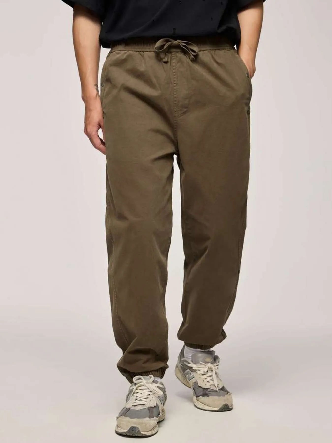 Men's Full Size Wide Leg Joggers Plus Size