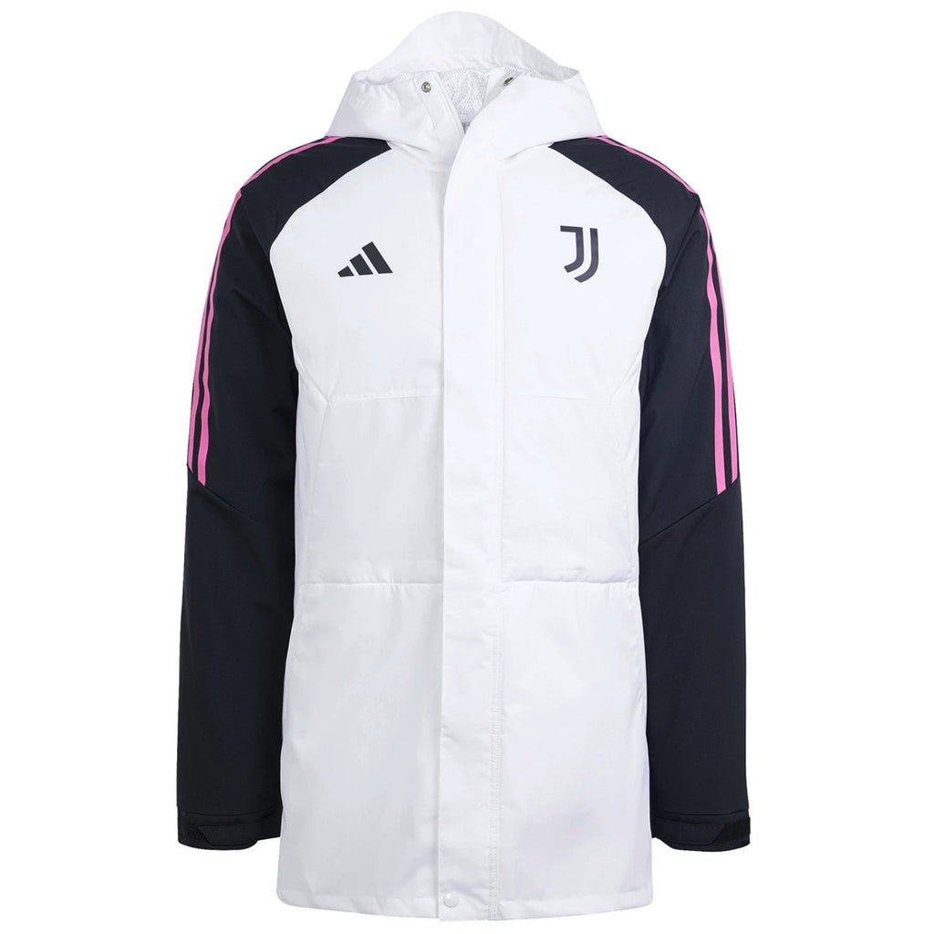 Juventus winter bench parka jacket 2023/24 white/black - Adidas