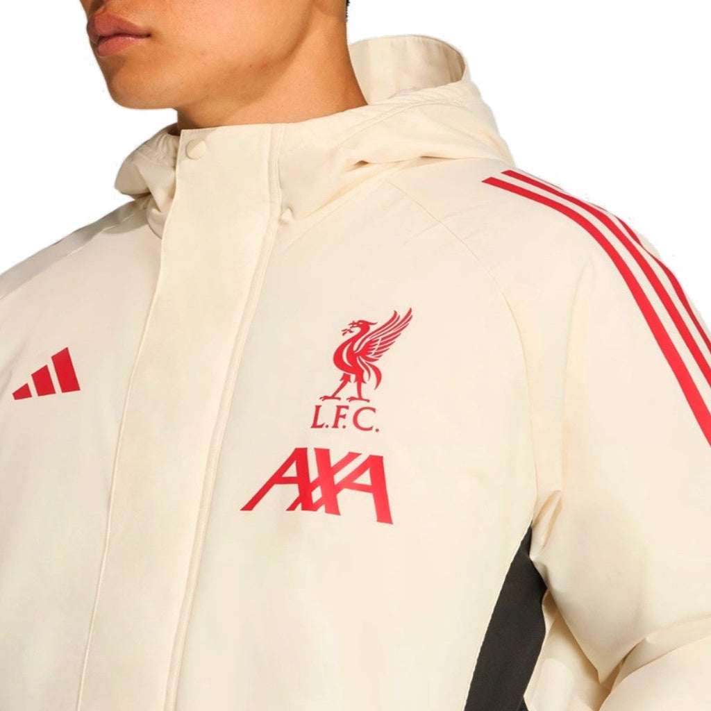 Liverpool FC training bench parka jacket 2025/26 - Adidas