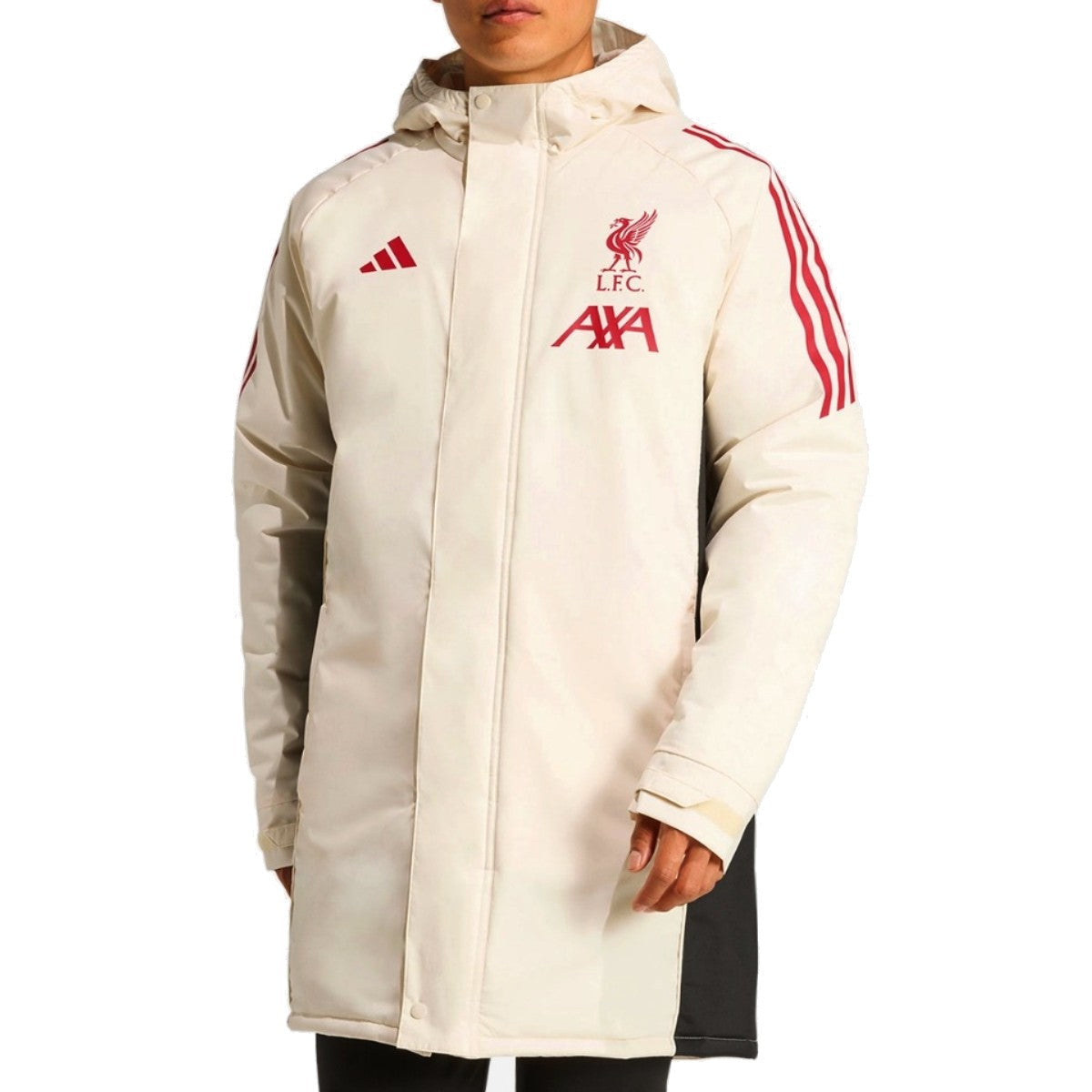 Liverpool FC training bench parka jacket 2025/26 - Adidas